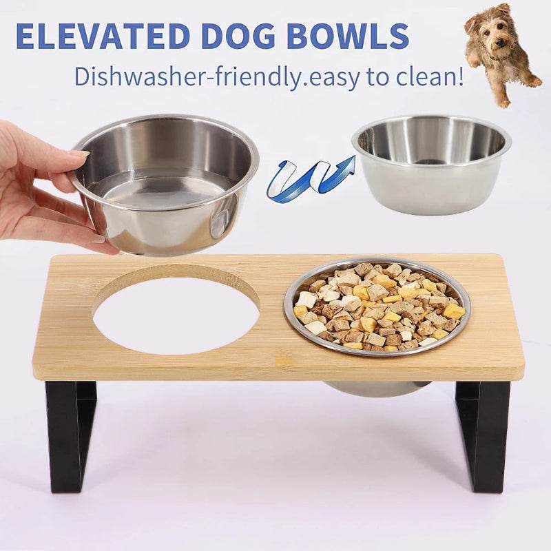 Elevated Cat & Puppy Bowls | Billu Pet Boutique