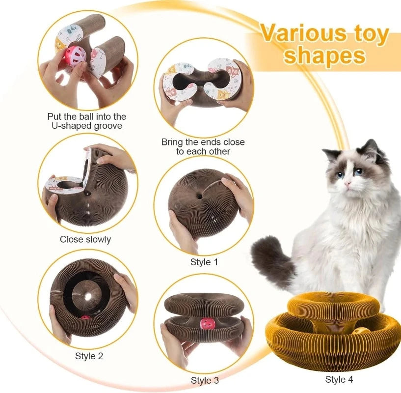 Magic Organ Cat Toy Scratching Board | Billu Pet Boutique