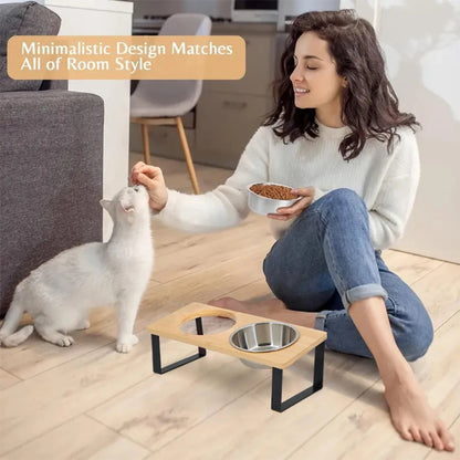 Elevated Cat & Puppy Bowls | Billu Pet Boutique