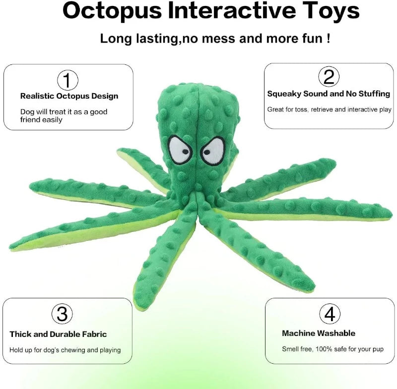 Octopus Dog Toy | Billu Pet Boutique