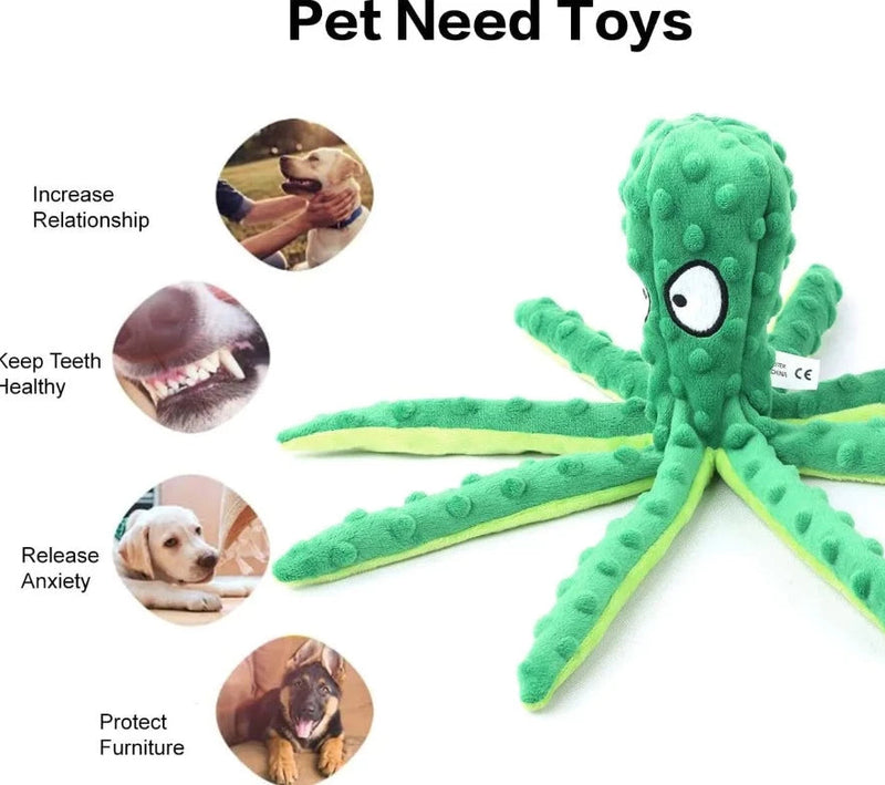 Octopus Dog Toy | Billu Pet Boutique